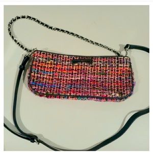 Talbot's pink/multi winter tweed mini bag